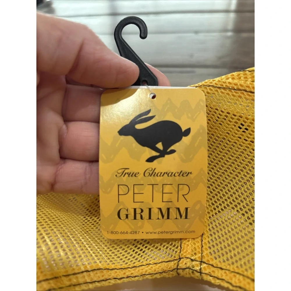 Peter‎ Grimm Peanuts Charlie Brown Yellow Fabric Mesh Hat 2024